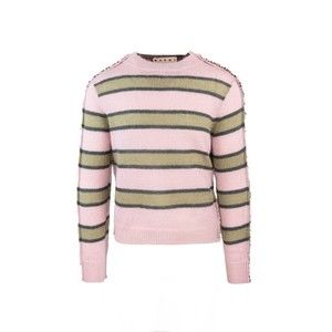 Marni Pink Mohair Striped Sweater - NWT